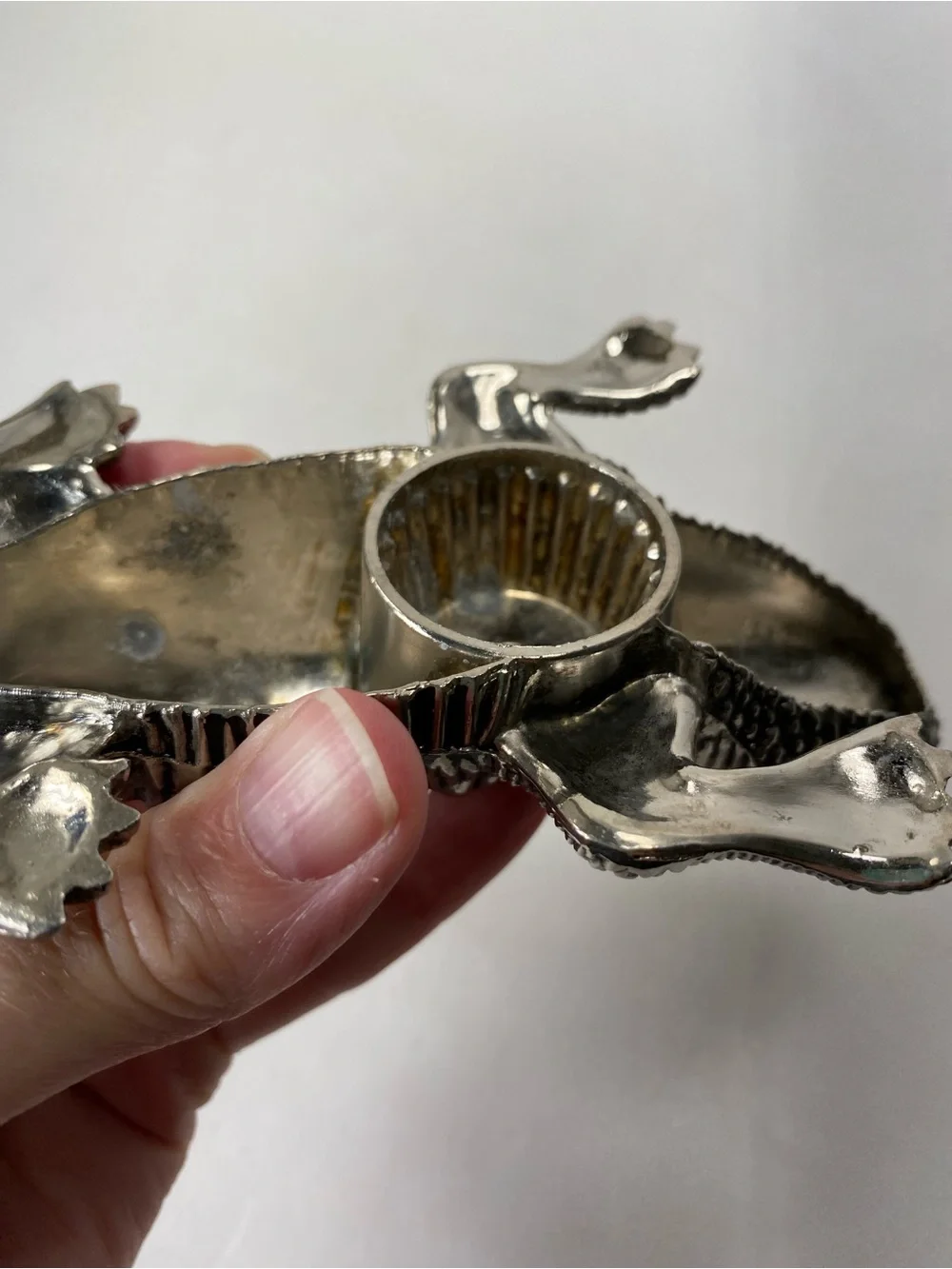 Metallic Silver Lizard Iguana Reptile Ornament Bottle Opener Twist and Non Twist